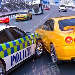 3D警车驾驶模拟游戏