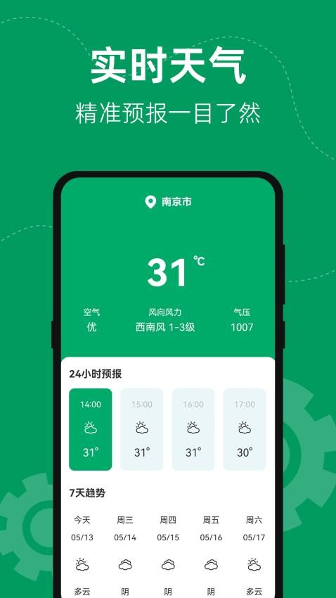 室内外数字天气预报app
