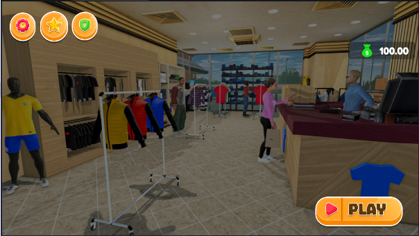 Clothing Store Manager Game