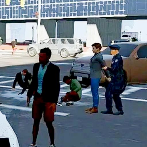 警车模拟器追捕行动游戏