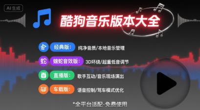 酷狗音乐版本大全