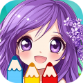 宝宝公主涂色本游戏