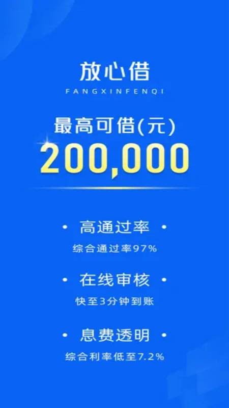 放心借贷款app