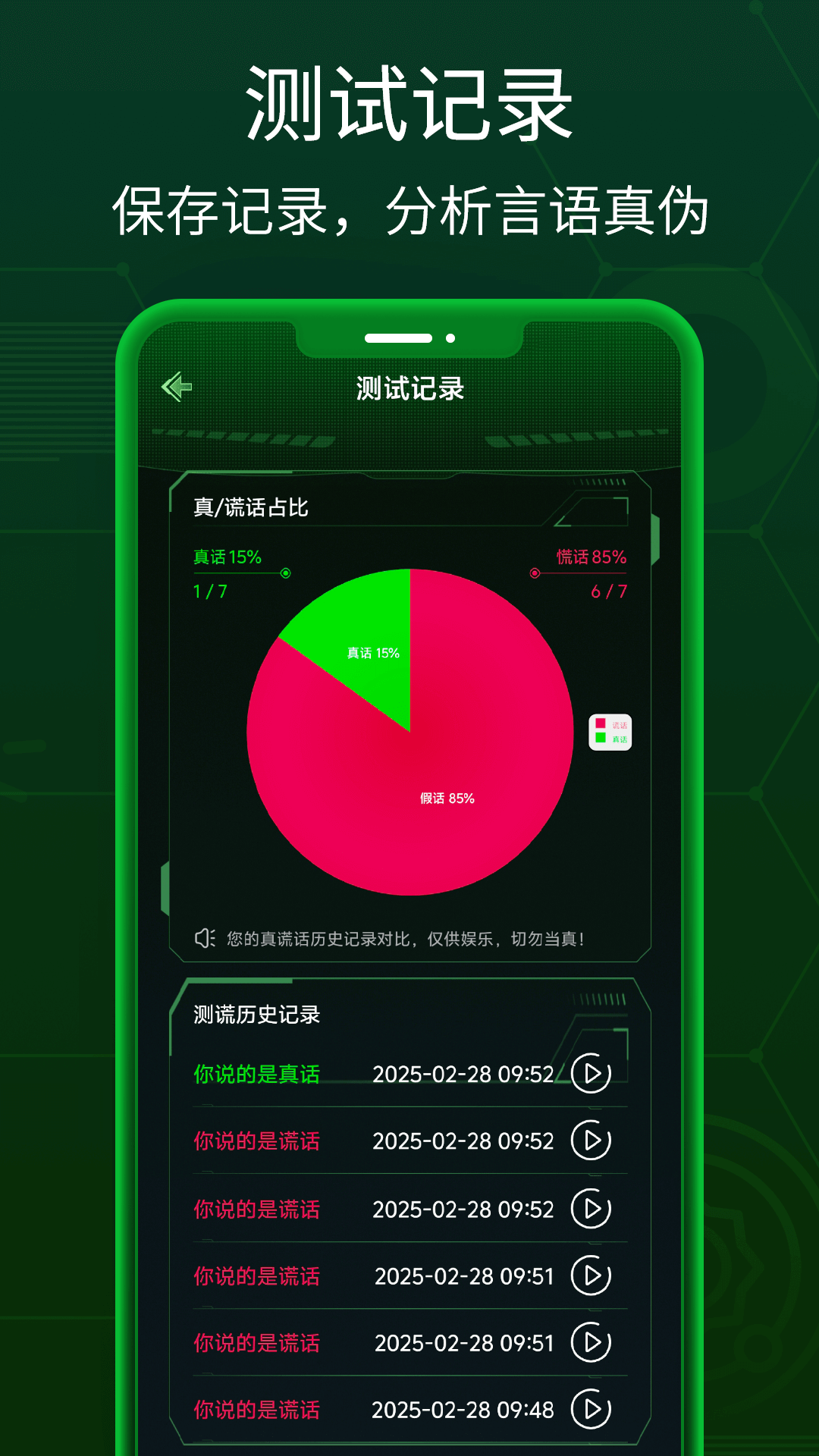 真心话测谎仪软件