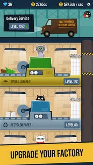 Toilet Paper Factory Idle游戏
