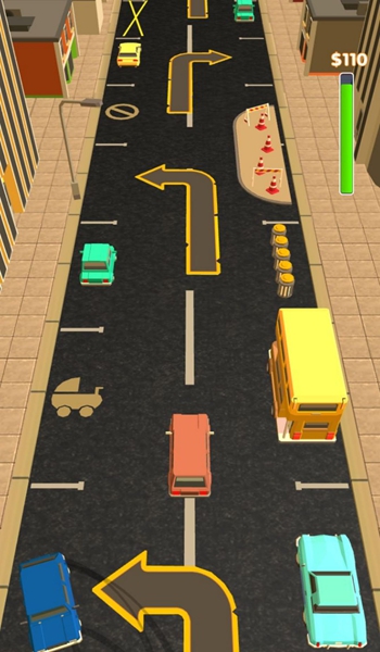 疯狂漂移抢车位3D游戏