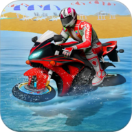 Water Surfer Moto Bike Race