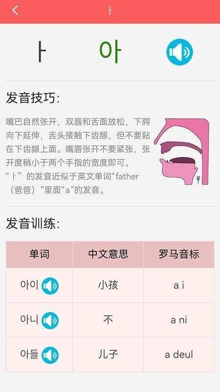 韩语发音词汇会话app