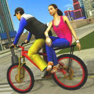 BMX Bicycle Taxi Driving City Passenger Simulator游戏
