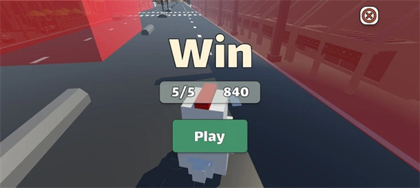 Chicken jump and collect boxes游戏