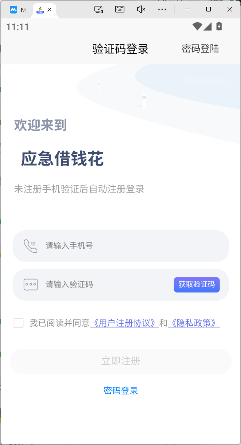 应急借钱花
