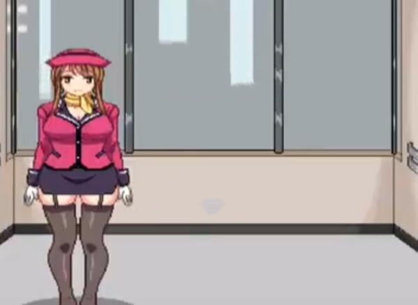 电梯女孩像素游戏