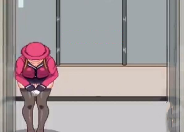 电梯女孩像素游戏