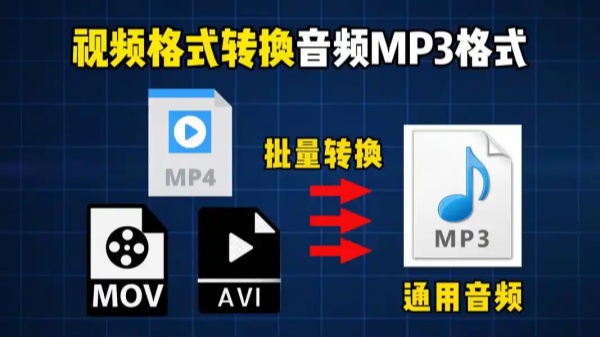 视频提取音频转为mp3免费