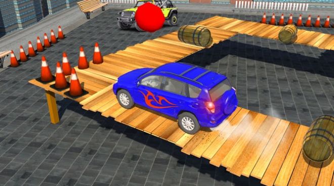 4x4吉普车市区驱车3D-2