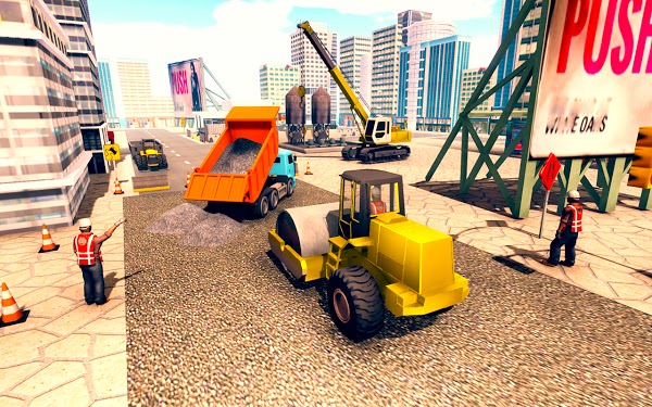城市建设者公路模拟器(Real City Builder Road Construction Simulator )截图2
