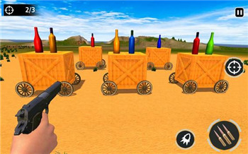 真正的瓶子射击专家3D
