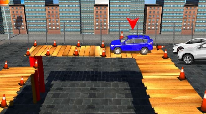 4x4吉普车市区驱车3D-1