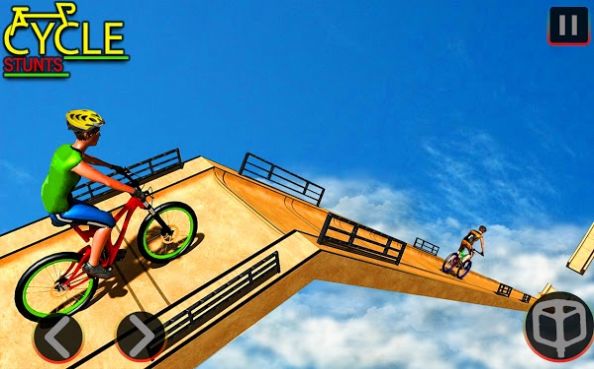 BMX自行车坡道特技-1
