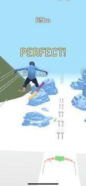 滑雪跳跃3D截图2
