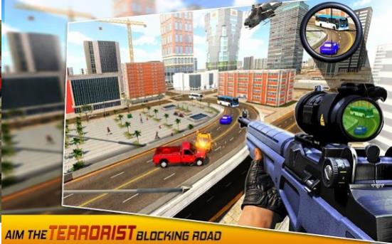 真正的狙击手3D城市黑帮射击(Sniper 3D Fun Shooting Games)截图3