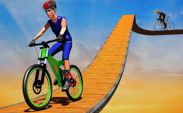 BMX自行车坡道特技-2