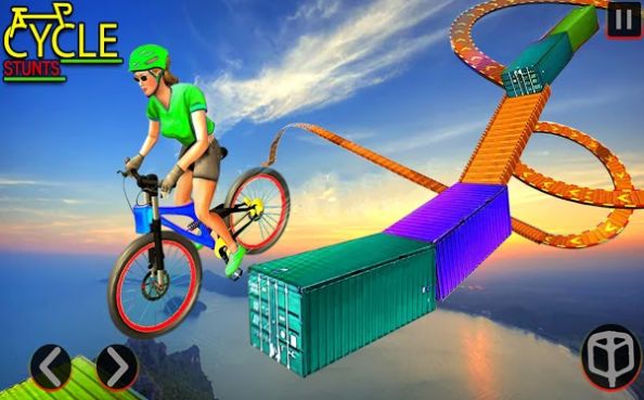 BMX自行车坡道特技-0