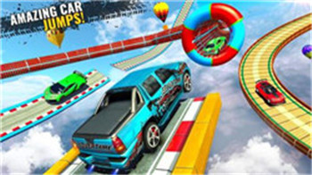 疯狂跑车斜坡(Car Stunts Mega Ramp Car)-2