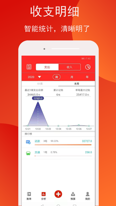 米墩儿记账app截图2