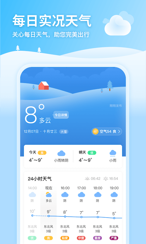 完美天气app