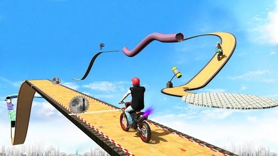 坡道自行车特技截图3