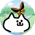 猫咪与昆虫图标
