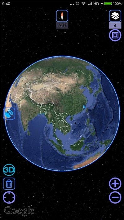 谷歌超清卫星地图全图截图1
