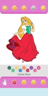 公主绘画和上色截图2