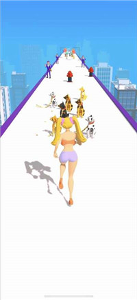 遛狗赛跑