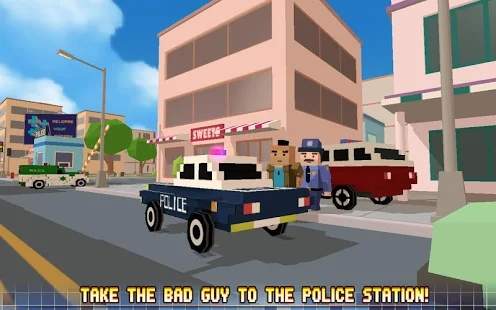 Blocky警察模拟截图1