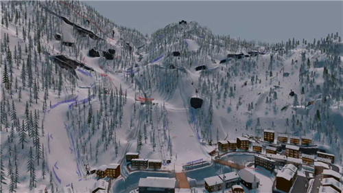 高山滑雪模拟器