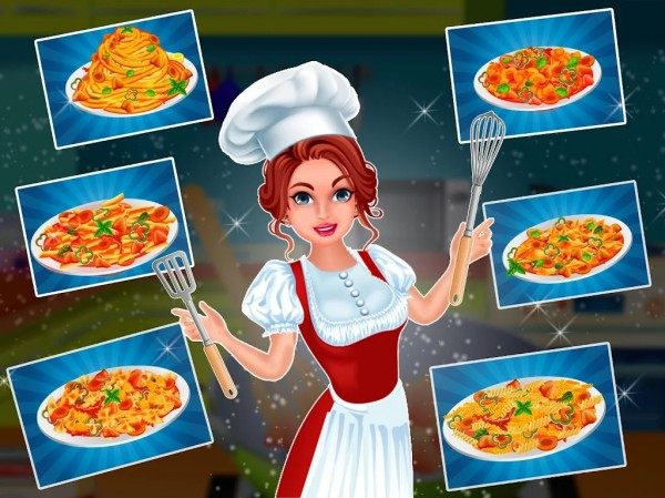在厨房做意大利面食品MakePastaInCookingKitchen图3