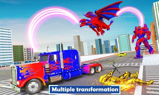 飞龙运输卡车变形