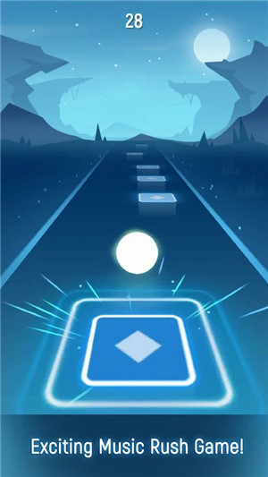 音乐球跳跃冲刺