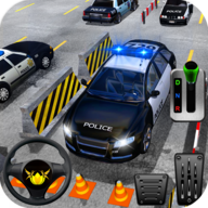 模拟警车停车