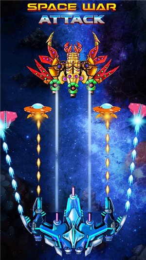 入侵者攻击太空