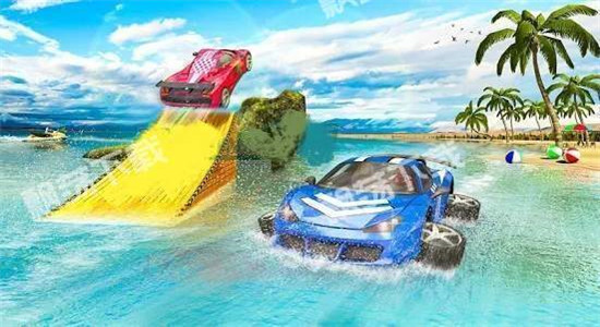 汽车水上冲浪比赛截图1