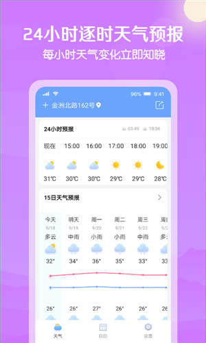 大雁天气图1