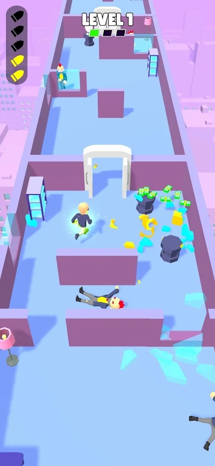 弧形弹道射击