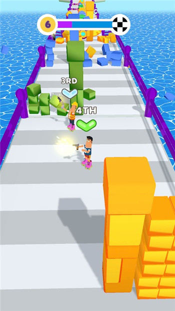 滚枪人赛跑截图2
