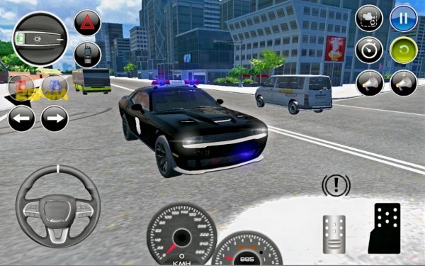真正的道奇肌肉警车驾驶截图3