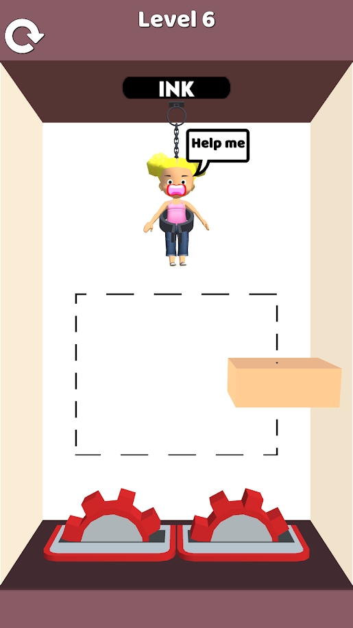 画线救女孩