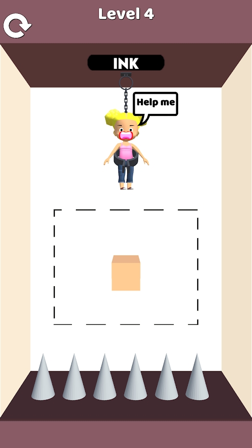 画线救女孩