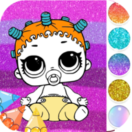 棒棒糖娃娃着色(b21 Coloring Art)